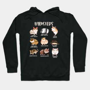 Different Hamster Species Hoodie